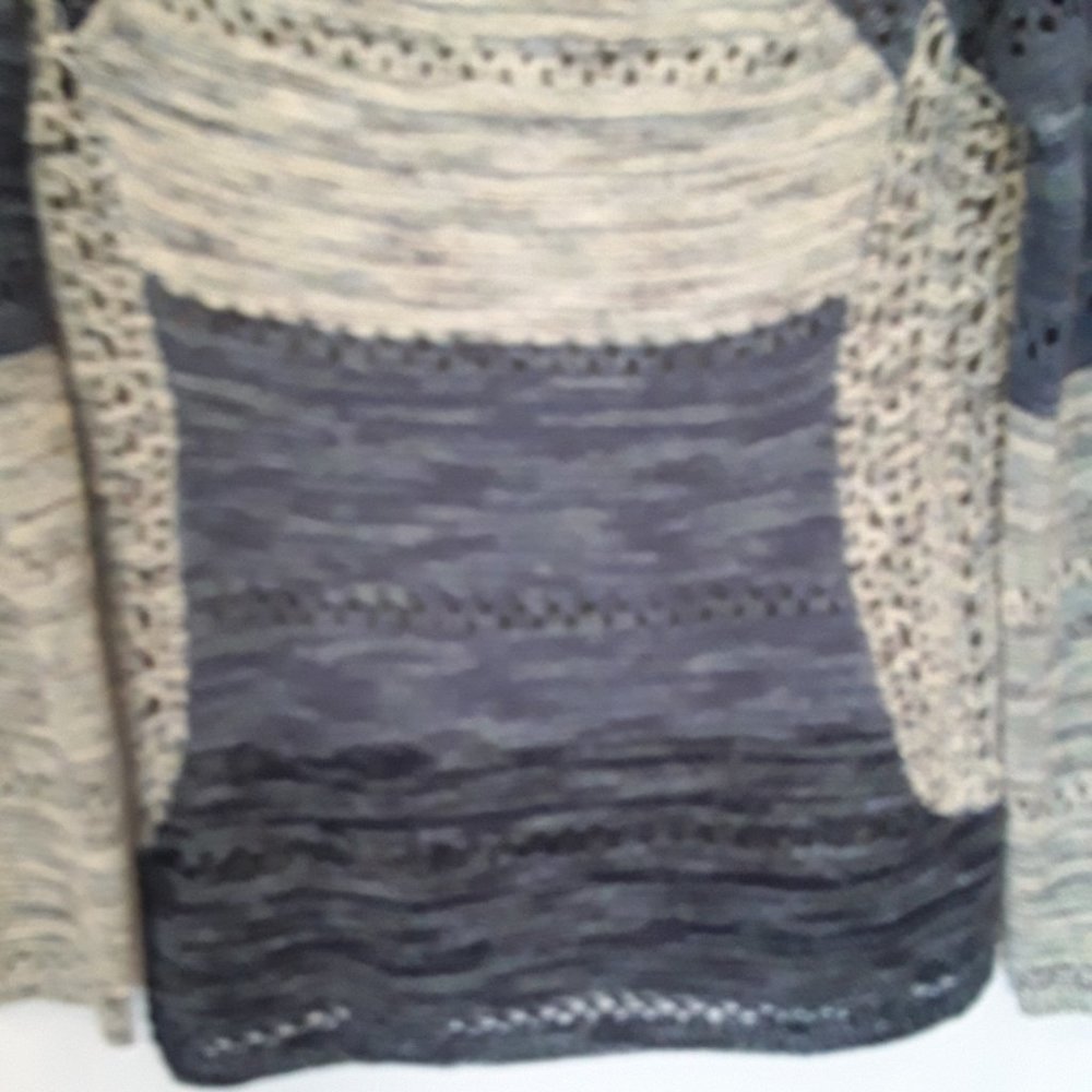 Like New INC blue grey sweater - Picture 6 of 8